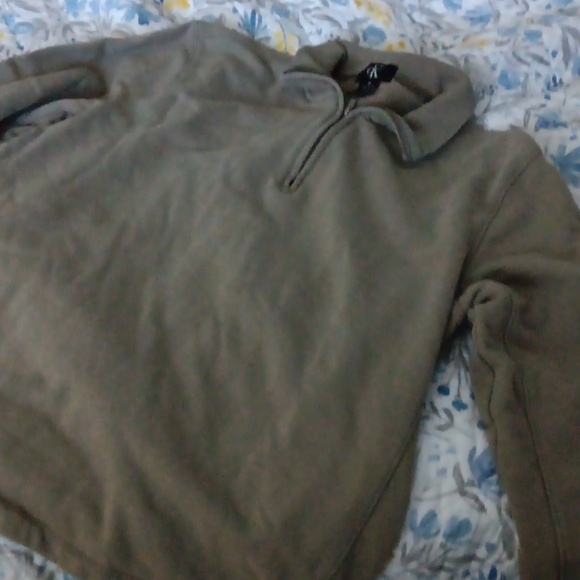 Calvin Klein zip Sweatshirt pullover med mens - Picture 2 of 4